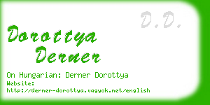 dorottya derner business card